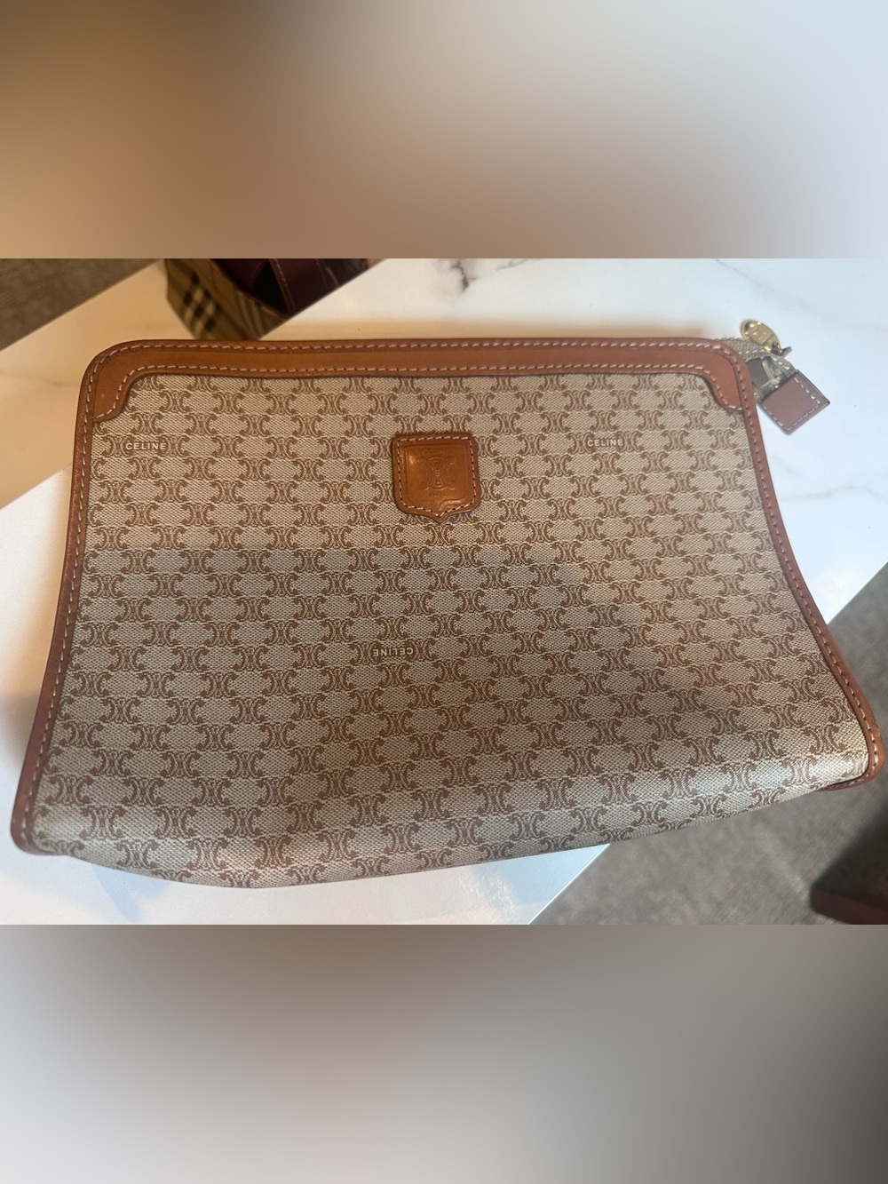 CELINE Triomphe Macadam Canvas
Cosmetic Case